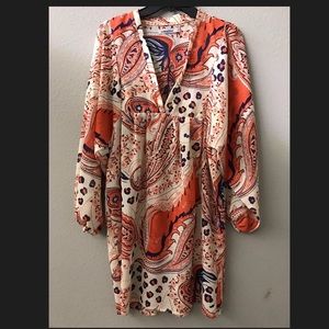 Long Sleeve Chiffon Dress